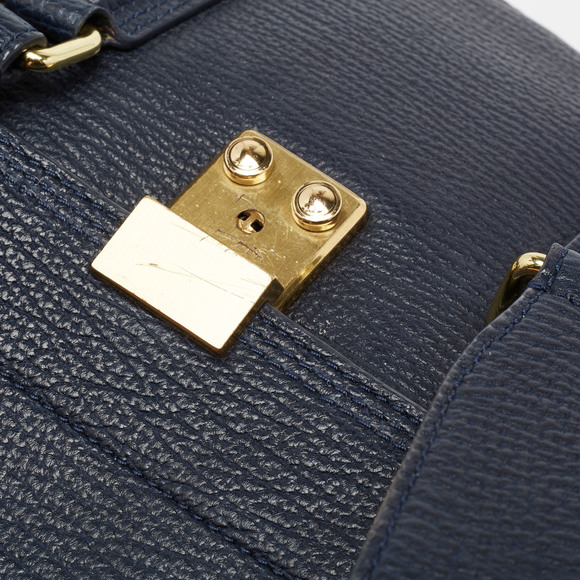 3.1 PHILLIP LIM Blue Leather Pashli Medium Satchel - Picture 7 of 8